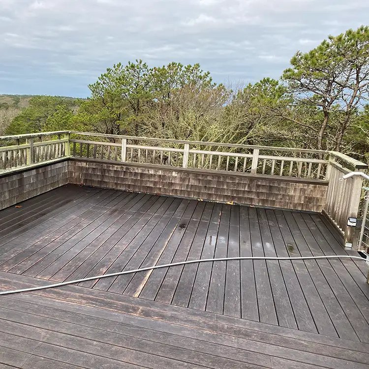 Before Deck Cleaning