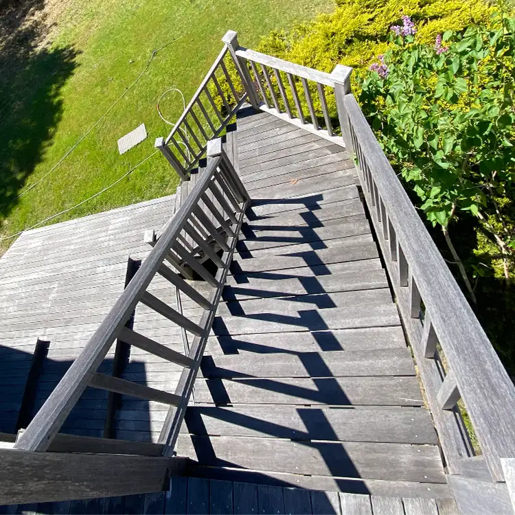 Before Deck Power Washing 06