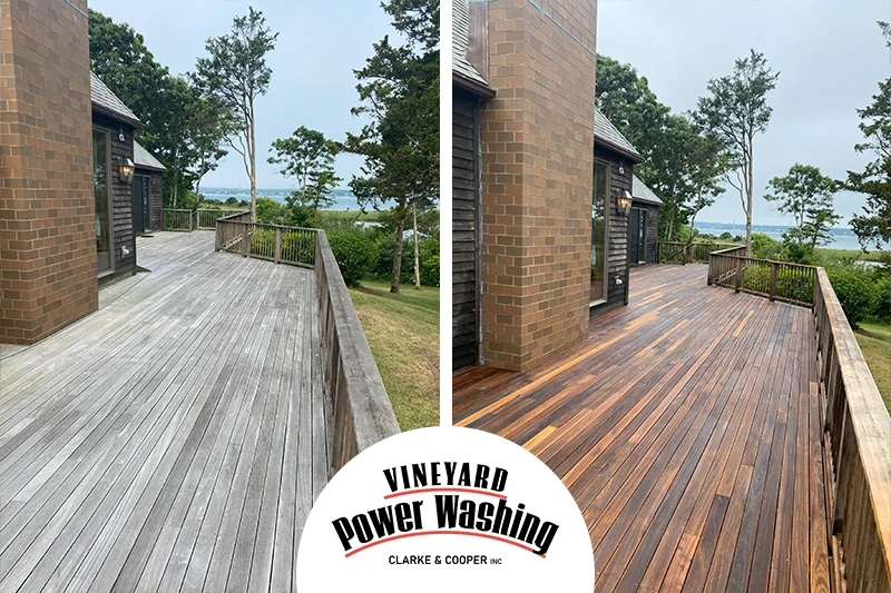 Weathered wood fence